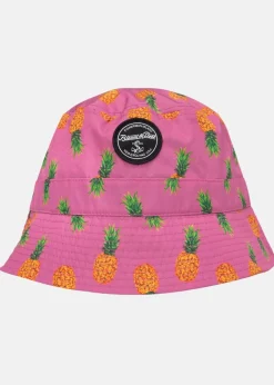 Best Blount & Pool Hawaii Bucket Hat Pink Pineapple
