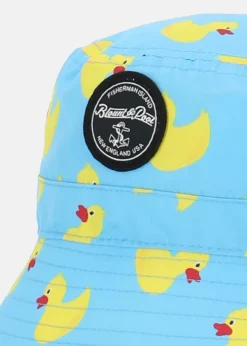 Blount & Pool Hawaii Bucket Hat JR Blue Yellow Duck