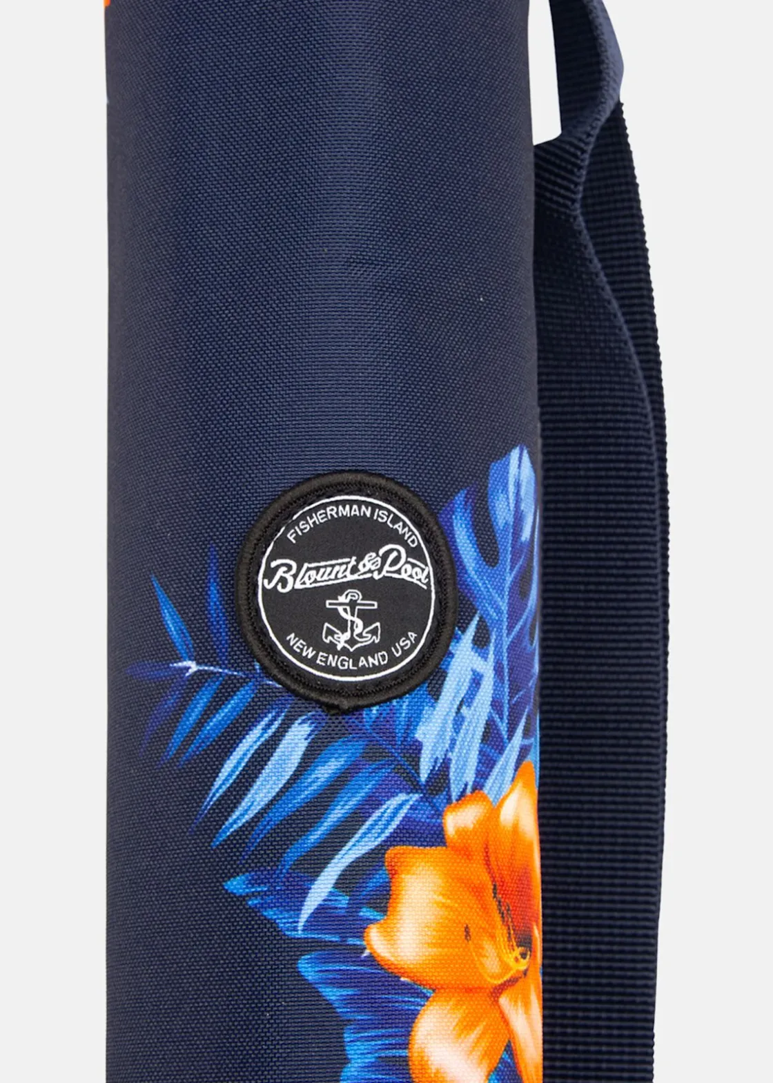 Best Blount & Pool Hawaii Drink Cooler Navy Orange Flower