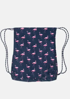 New Blount & Pool Hawaii Gym Bag Navy Flamingo
