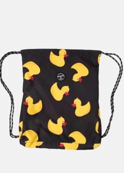 Clearance Blount & Pool Hawaii Gym Bag Black Yellow Duck