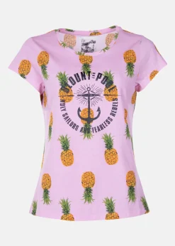 Online Blount & Pool Hawaii Tee W Pink Pineapple