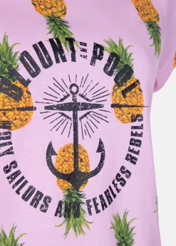 Online Blount & Pool Hawaii Tee W Pink Pineapple