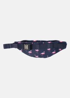 Hot Blount & Pool Hawaii Waistbag Navy Flamingo