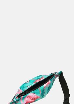 Hot Blount & Pool Hawaii Waistbag Turquoise Flamingo