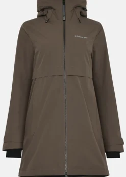 Online Didriksons HELLE WNS PARKA 6 Mocha Brown