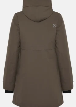 Online Didriksons HELLE WNS PARKA 6 Mocha Brown