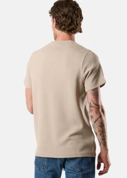 Clearance Denim Factory Henley Tee Khaki