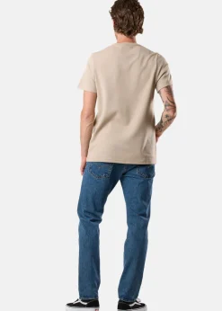 Clearance Denim Factory Henley Tee Khaki