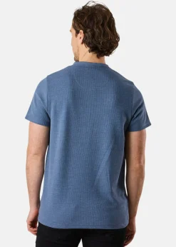 Outlet Denim Factory Henley Tee Denim Blue