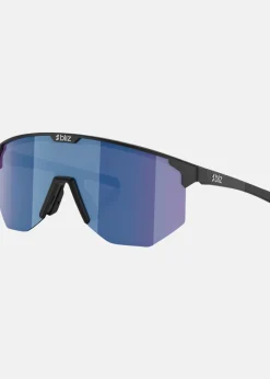 Clearance Bliz Active Hero Matt Black / Brown w Blue Multi