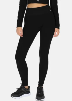 Hot Ellen New York High Waist Rib Seamless Tights Black