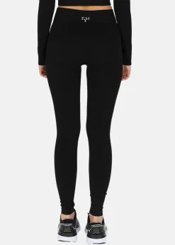 Hot Ellen New York High Waist Rib Seamless Tights Black