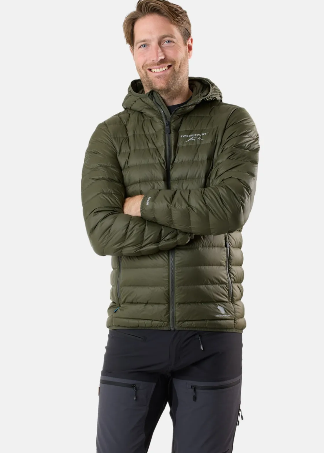 Swedemount Himalaya Hood Down Jacket Olive