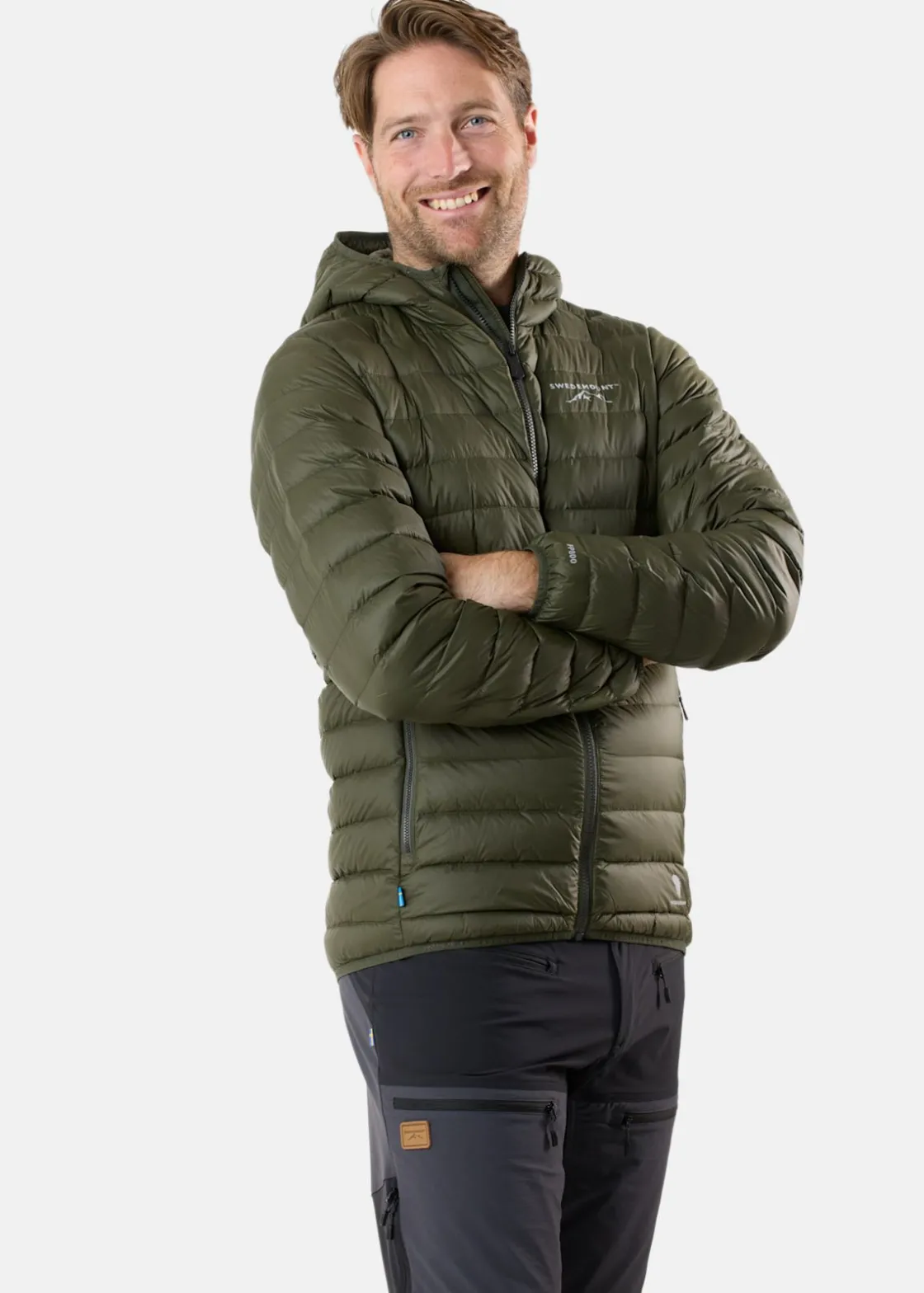 Swedemount Himalaya Hood Down Jacket Olive
