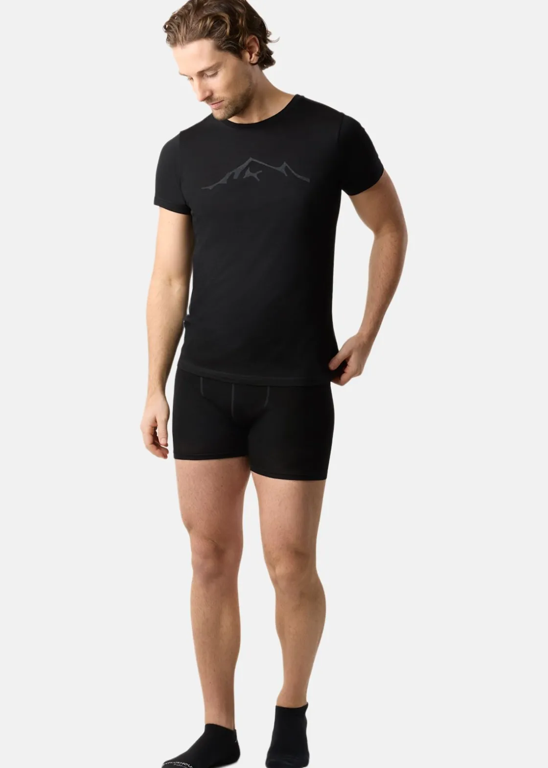 Online Swedemount Himalaya Merino Wool Boxer Shorts Black