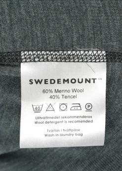 Hot Swedemount Himalaya Merino Wool Crewneck Olive Melange/Charcoal Melange