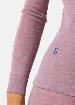 Best Swedemount Himalaya Merino Wool Halfzip W Dusty Rose Melange