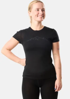 Best Swedemount Himalaya Merino Wool Tee W Black