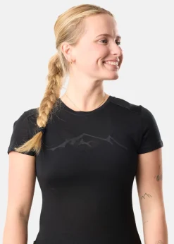 Best Swedemount Himalaya Merino Wool Tee W Black