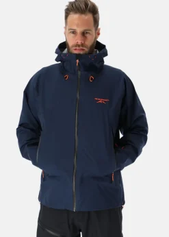 Discount Swedemount Himalaya Shell Jacket Dk Navy/Orange