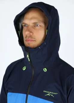New Swedemount Himalaya Shell Jacket Peak Blue/Lime