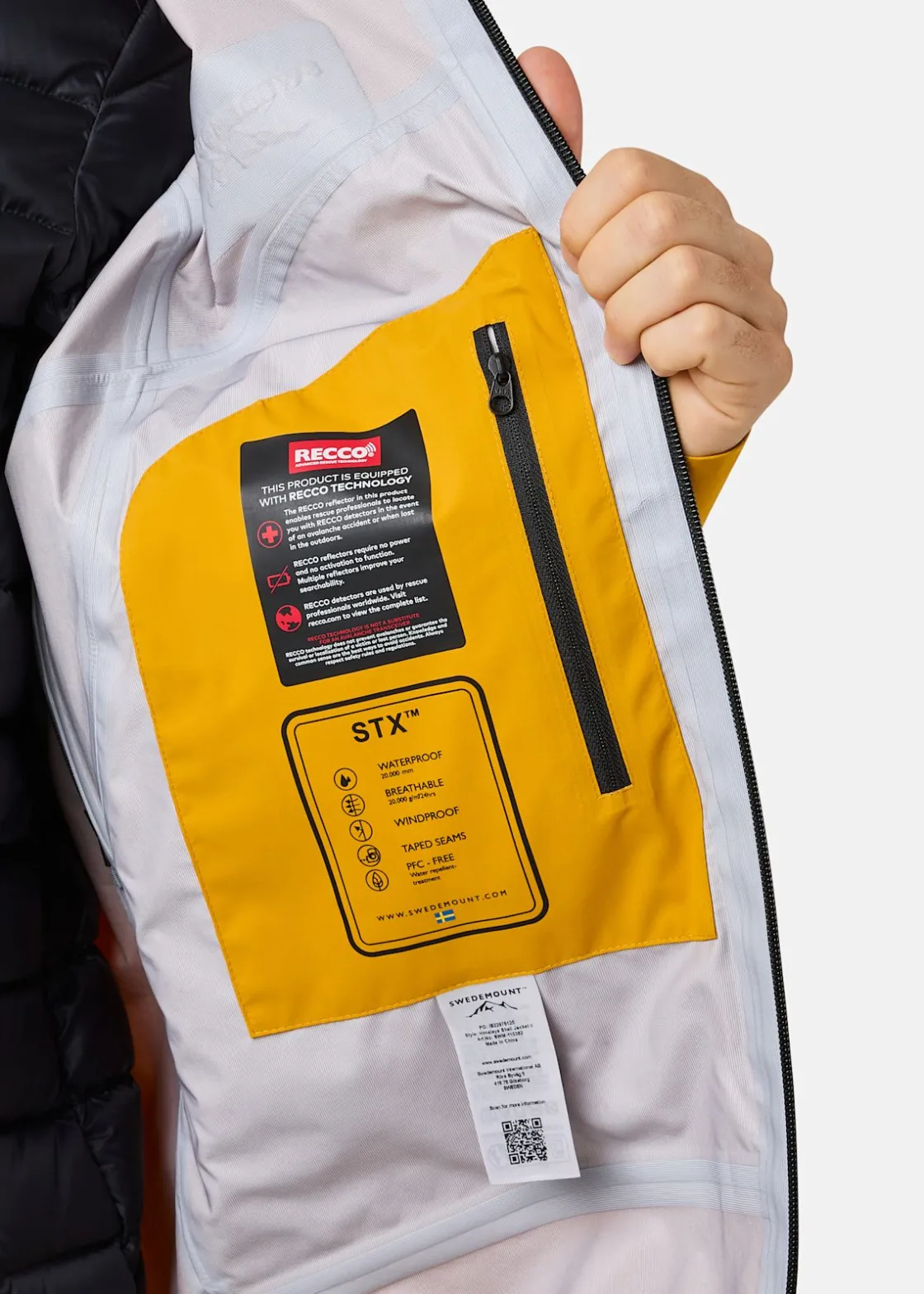 Sale Swedemount Himalaya Shell Jacket II Mustard Yellow