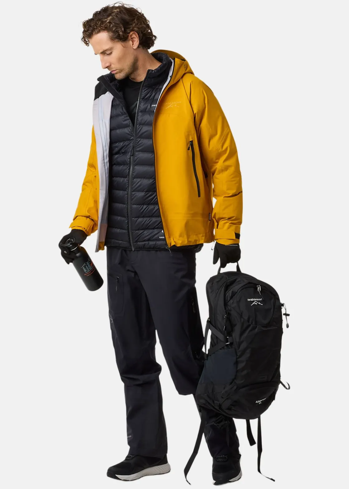 Sale Swedemount Himalaya Shell Jacket II Mustard Yellow