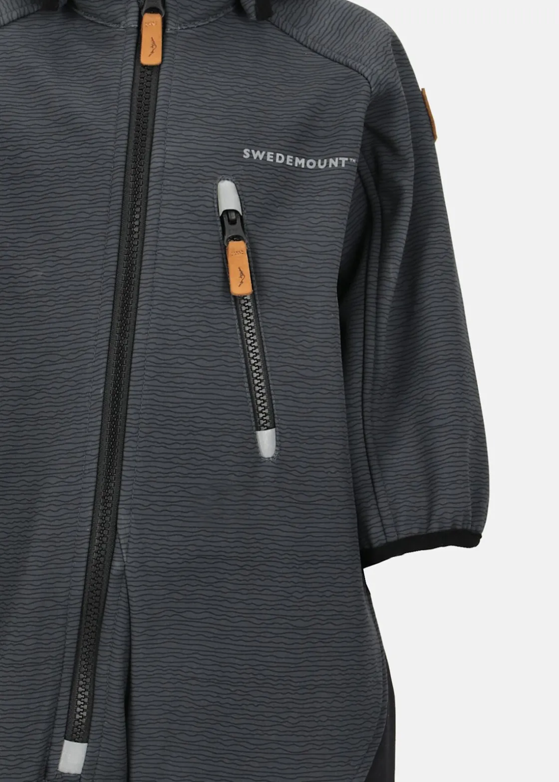 Hot Swedemount Holmenkollen Softshell Overall Infant Charcoal Melange/Black