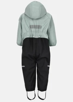 Hot Swedemount Holmenkollen Softshell Overall Infant Seaweed Melange/Black