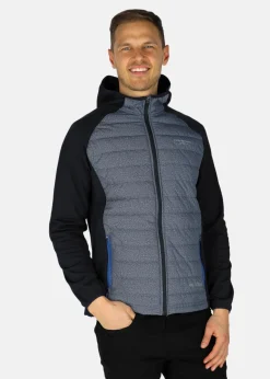 Hot Swedemount Hooded Hybrid Jacket Navy Melange/Dk Navy