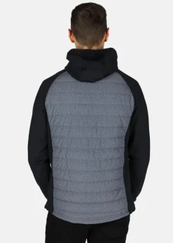 Hot Swedemount Hooded Hybrid Jacket Navy Melange/Dk Navy