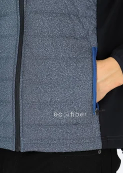 Hot Swedemount Hooded Hybrid Jacket Navy Melange/Dk Navy