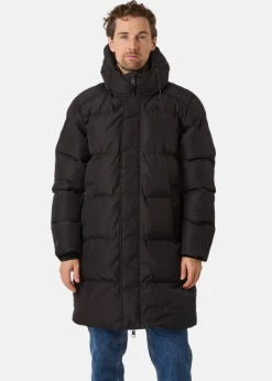 Discount Superdry HOODED SPORTS PUFFER MID JKT Black