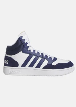 Sale Adidas HOOPS 3.0 MID FTWWHT/DKBLUE/DKBLUE