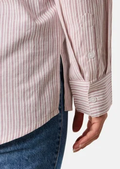 Online Seaside Houston Oversized Shirt W Pale Mauve