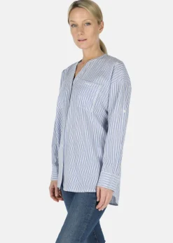 Online Seaside Houston Oversized Shirt W Blue