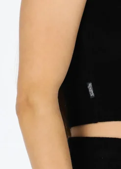 Best Blount & Pool Ibiza Terry Crop Singlet W Black