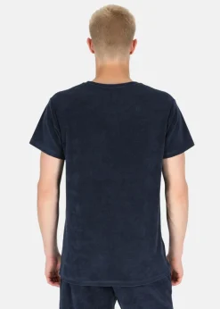 New Blount & Pool Ibiza Terry Tee Navy