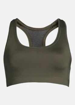 Clearance Casall Iconic Sports Bra Forest Green