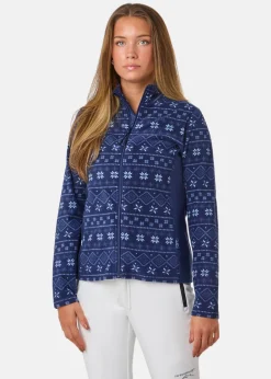 Discount Swedemount Idre Fleece III W Dk. Navy/Lt Blue