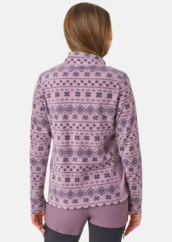 Best Swedemount Idre Fleece III W Dk. Mauve/Pale Mauve