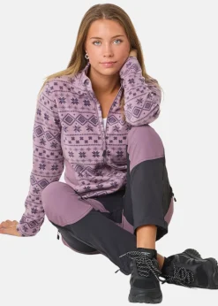Best Swedemount Idre Fleece III W Dk. Mauve/Pale Mauve