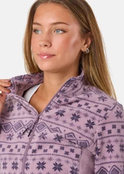 Best Swedemount Idre Fleece III W Dk. Mauve/Pale Mauve