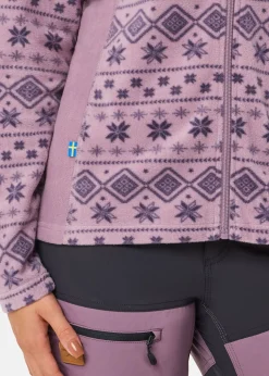 Best Swedemount Idre Fleece III W Dk. Mauve/Pale Mauve