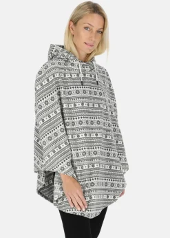 Sale Swedemount Idre Poncho II W White/Grey