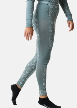 New Swedemount Idre Wool LS Top W Seaweed Green