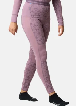 Swedemount Idre Wool LS Top W Pale Mauve