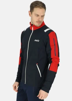 Online Swix Infinity Jacket M Dark navy/ Swix red