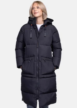 New Cobolt IRIS LONG COAT BLACK